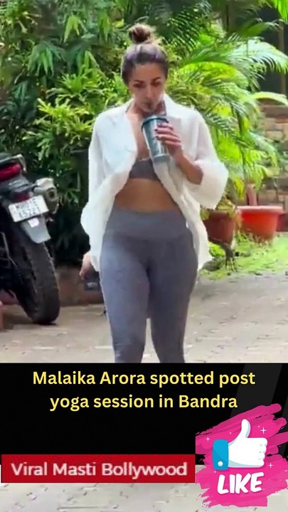 Malaika Arora spotted post yoga session in Bandra
