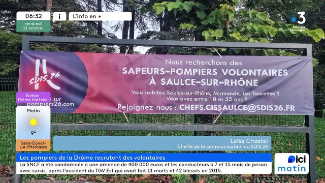 Les pompiers de la Drôme relancent une grande campagne de recrutement pour les volontaires