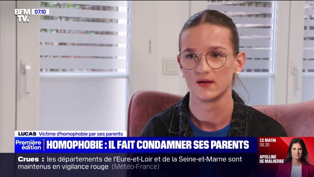 Quand on m'appelle la pédale, ça fait mal : les parents de Lucas condamnés à huit et dix mois de prison pour homophobie à l'encontre de leur propre fils