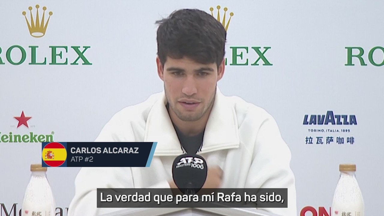 Alcaraz: "Rafa es una de las principales razones por las que he querido ser profesional de tenis"