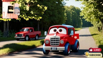 The Little Red Truck | Kids  Songs & Rhymes | Truck Songs for Kids