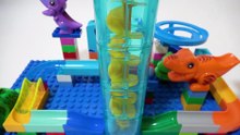 Marble Run ASMR ☆Building Blocks  Colorful Coasters 8min
