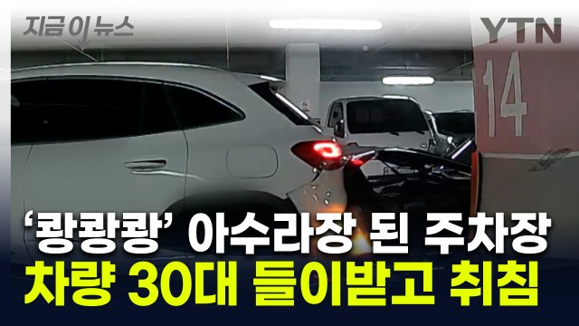 수리비 어쩌나...대리운전 후 차 30대 들이받은 음주운전자 '맙소사' [지금이뉴스] / YTN