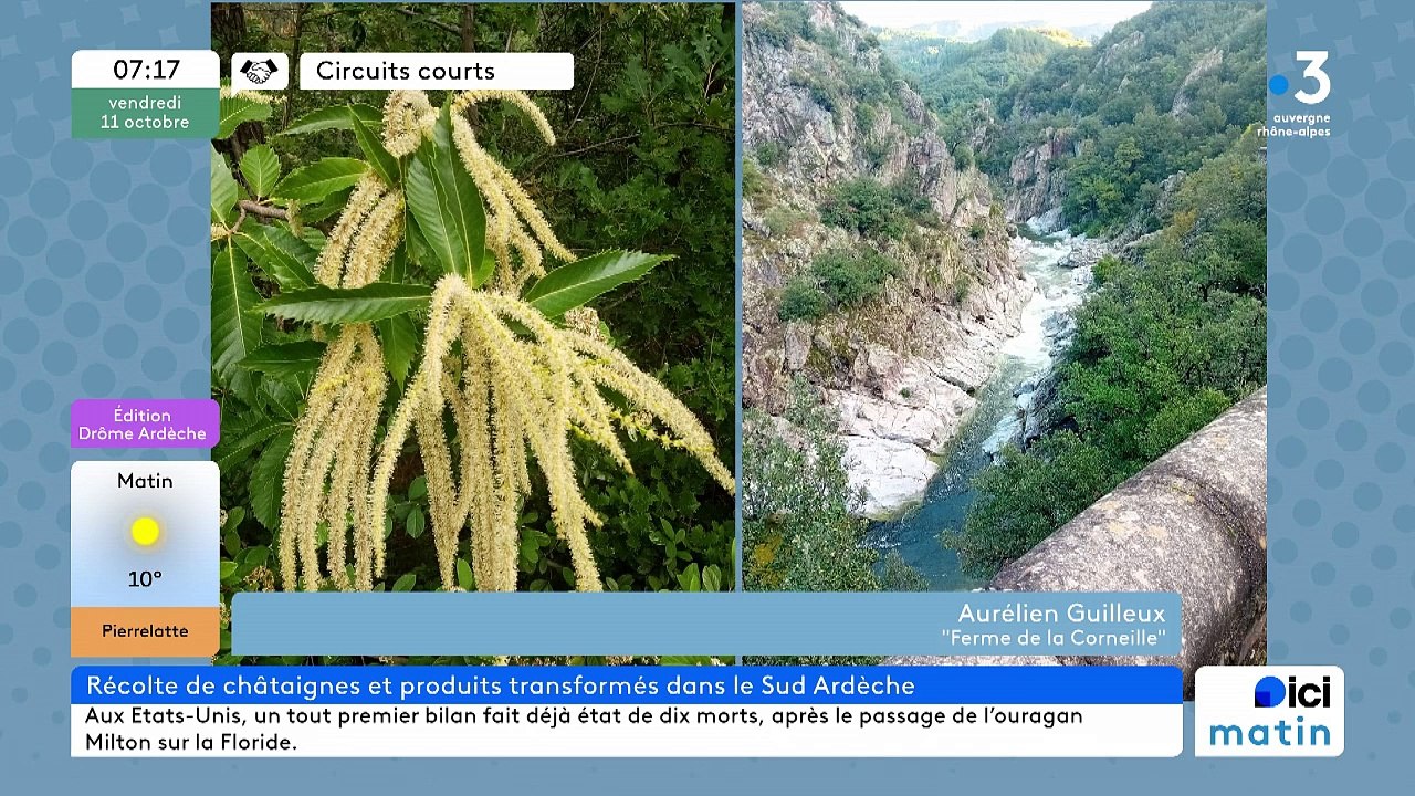 11/10/2024 - ICI Matin France Bleu Drôme Ardèche en vidéo
