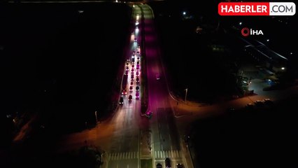 Meme Kanseri Farkındalığı İçin Sokaklar Pembe Renkte Işıldıyor