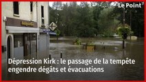 Dépression Kirk : le passage de la tempête engendre dégâts et évacuations