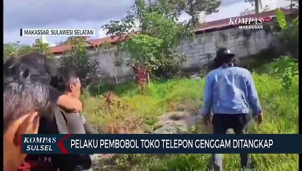 Pelaku Pembobol Toko Telepon Genggam Ditangkap