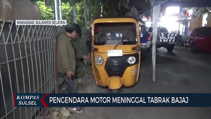 Pengendara Motor Meninggal Tabrak Bajaj