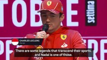 Rafael Nadal is a legend who transcends sports - Leclerc