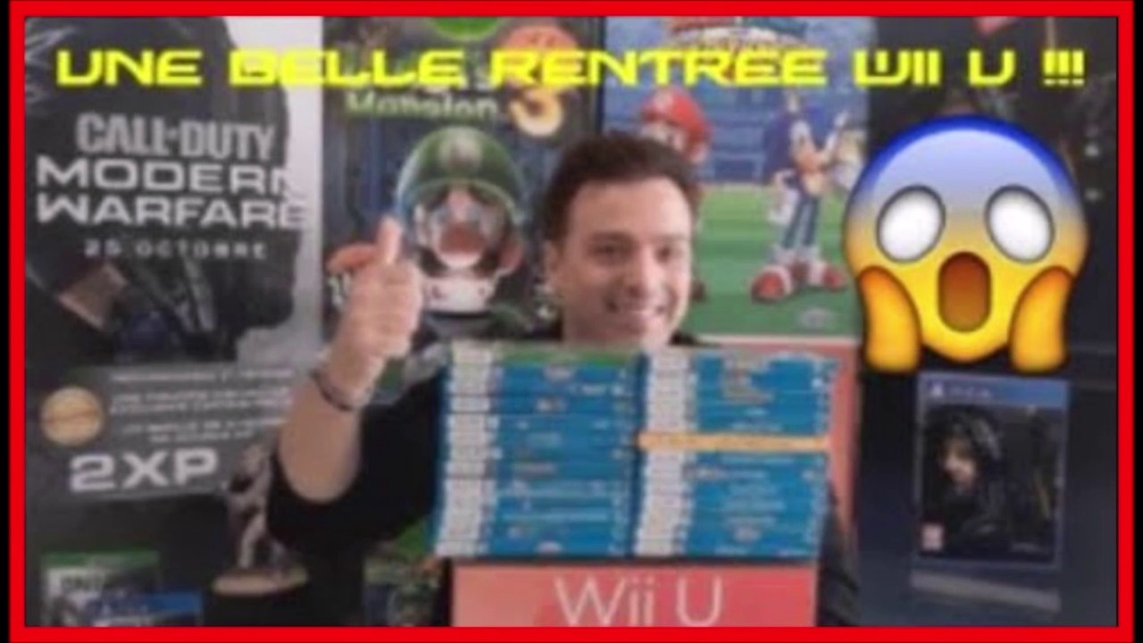 DU NOUVEAU DANS LA COLLECTION #5 !!! WAOW, UN TRÈS GROS LOT NINTENDO WII U A PETIT PRIX  !!!