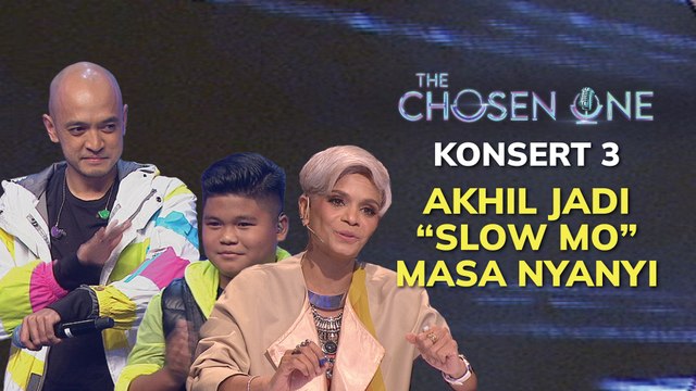 TIBA-TIBA Akhil jadi “SLOW MO” masa nyanyi! | The Chosen One Musim Ke-2 | Konsert 3