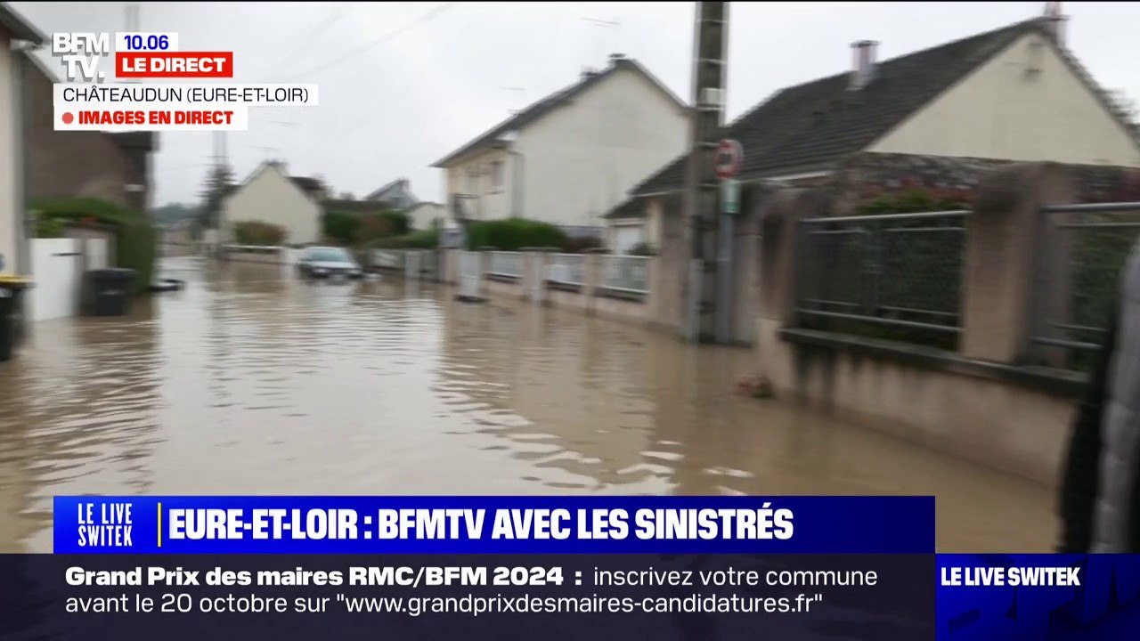 "C'est difficile": l'émotion des habitants en Eure-et-Loir face aux dégâts causés par les inondations