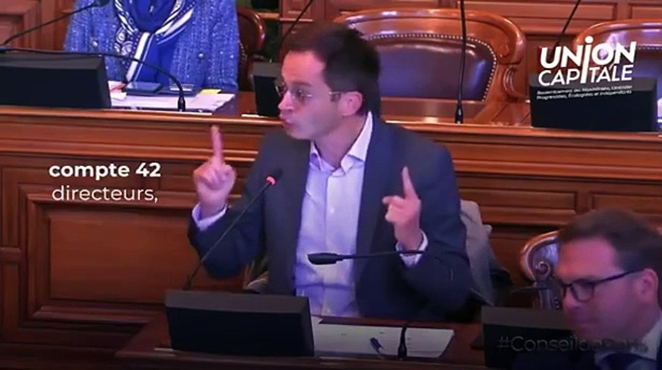 Pierre-Yves Bournazel, co-Président du Groupe Union Capitale, affirme qu’il y a jusqu'à 31% d'absentéisme aux ressources humaines de la Ville de Paris - Regardez