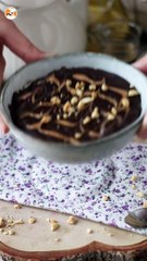 Overnight oats con frutos rojos y chocolate, ¡un desayuno saludable y delicioso!