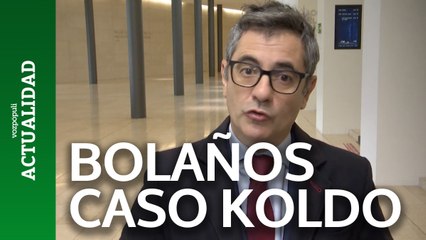 Descargar video: De traca: preguntan a Bolaños por el Caso Koldo y responde así