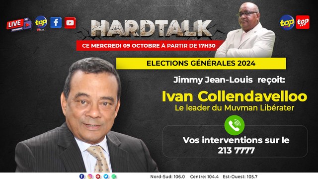 Hardtalk .Jimmy Jean Louis recoit Ivan Collendavello.
