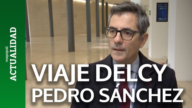 Preguntan a Bolaños por Sánchez y el viaje de Delcy Rodríguez