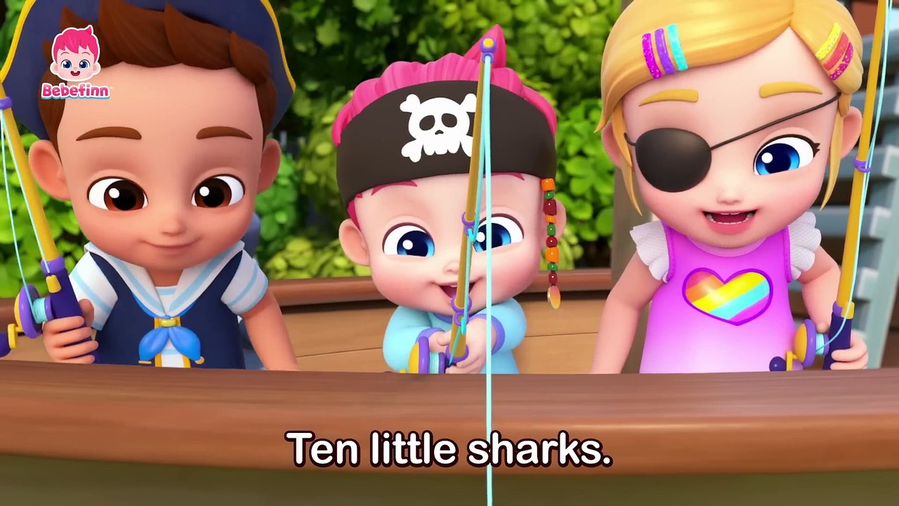 Ten Little Sharks