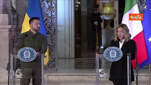 Meloni: Conferenza ricostruzione Ucraina in luglio 2025 a Roma