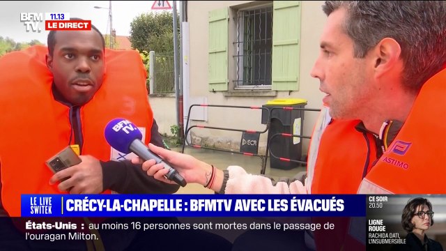 C'est un truc que je n'ai jamais vu : cet évacué de Crécy-la-Chapelle témoigne après avoir passé la nuit sans électricité à cause des inondations