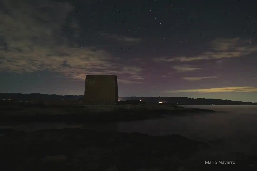 La impresionante aurora boreal captada en Murcia