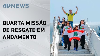 Terceiro voo da FAB resgata mais 218 brasileiros do Líbano