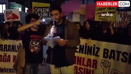 Samsun'da Üniversite Öğrencileri Kadın Cinayetlerine Tepki Gösterdi