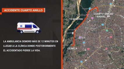 Sedes investigará a la ambulancia que trasladó al taxista atropellado por un micro