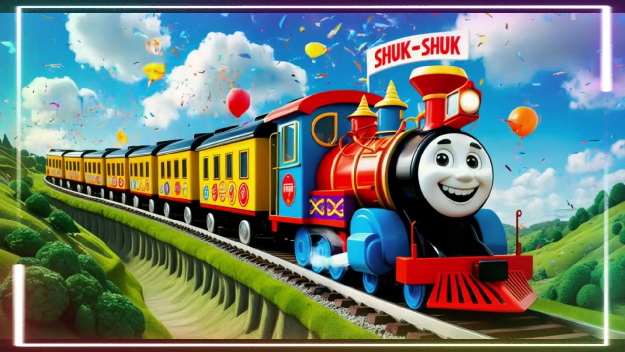 Kids funny train || Hilarious Train Rhyme for Kids Will Make You LOL || shuk shuk train || Kids train || Funny train || Kids rhymes || Kids songs || Kids music