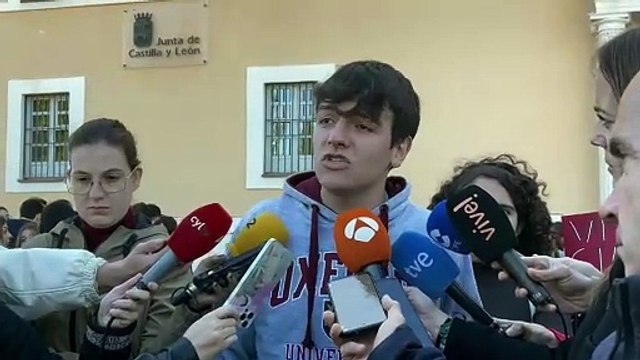 Los estudiantes de Valladolid arremeten contra la Junta por los criterios generales de la nueva EBAU