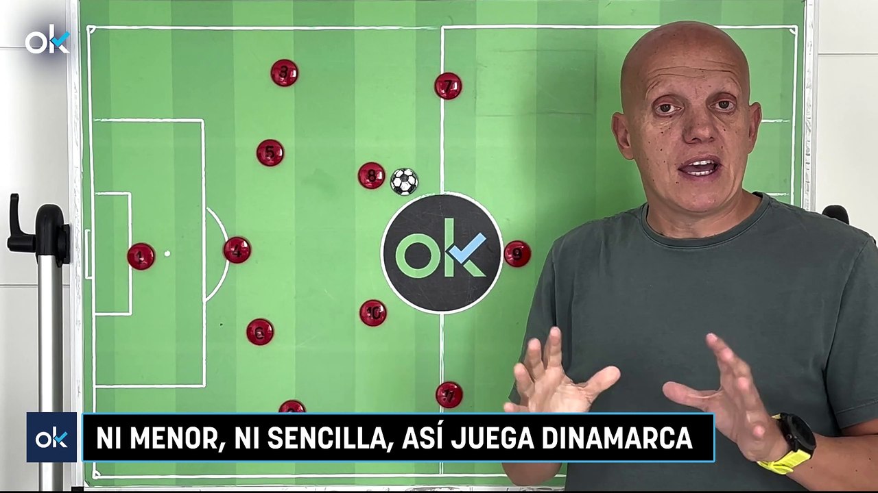 Ni menor, ni sencilla, así juega Dinamarca