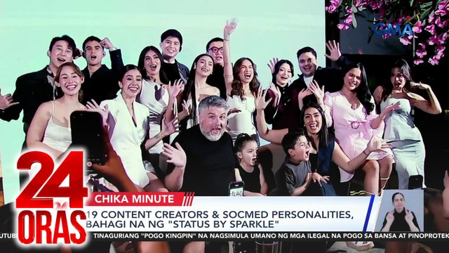 19 content creators and socmed personalities, bahagi na ng “Status by Sparkle” | 24 Oras