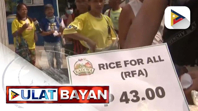 Bentahan ng P43/K na bigas sa Kadiwa ng Pangulo stores, umarangkada na;