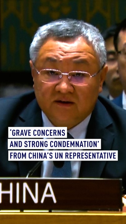 ‘Grave concerns and strong condemnation’ from China’s UN representative of Israeli attack on U.N. in Lebanon