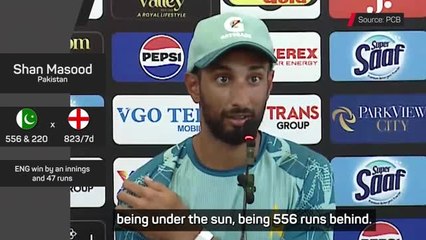 Pakistan suffer 'harsh reality' in defeat to England - Masood