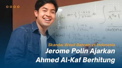 Gara-gara Perhitungan Wasit Ahmed Al-Kaf, Jerome Polin Ajarkan Berhitung Gunakan Rumus