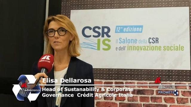 Salone Csr, Dellarosa (Crédit Agricole Italia): “Banche accompagnano alla transizione”