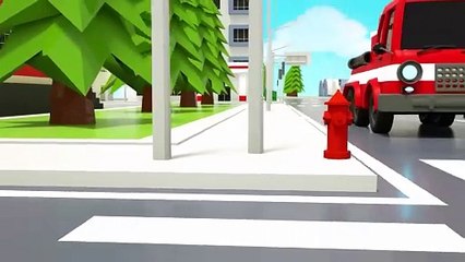 Baby Shark song - Assembling a fire truck - Baby Nursery Rhymes & Kids Songs