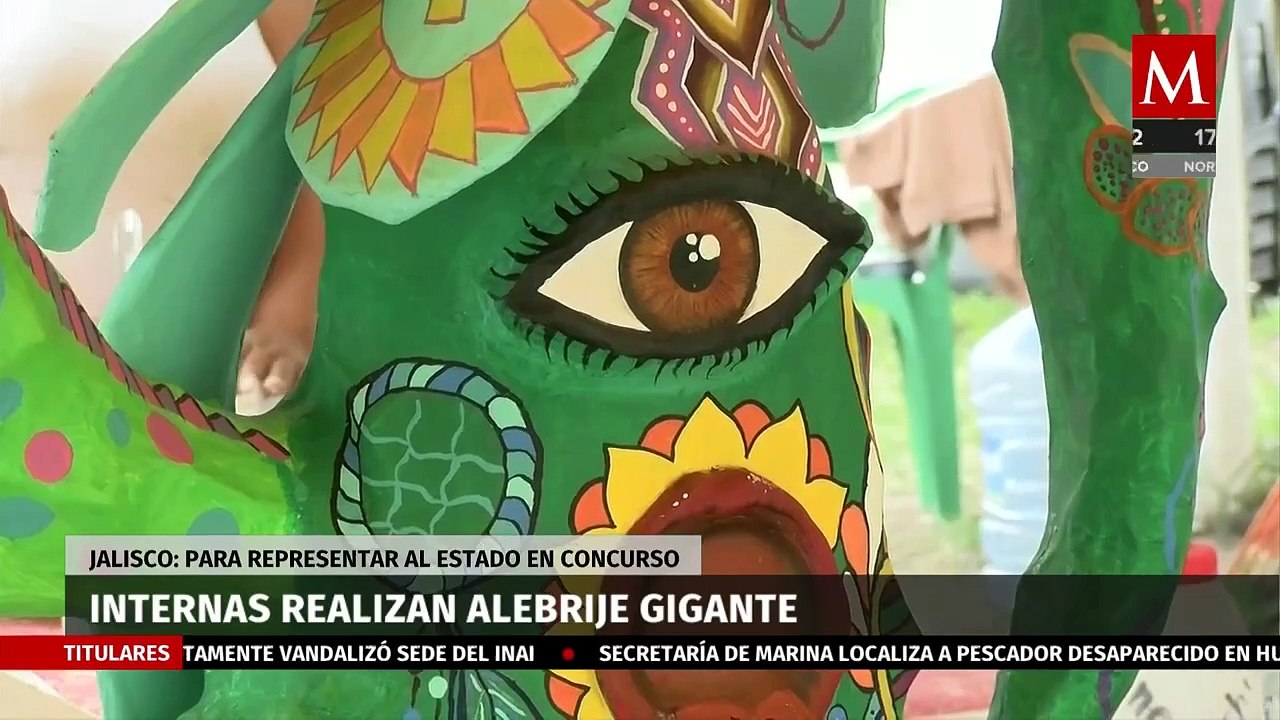 Internas de Puente Grande crean enorme alebrije que representará a Jalisco en concurso de alebrijes monumentales