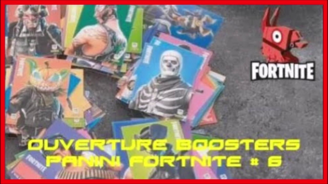 OUVERTURE BOOSTERS PANINI FORTNITE