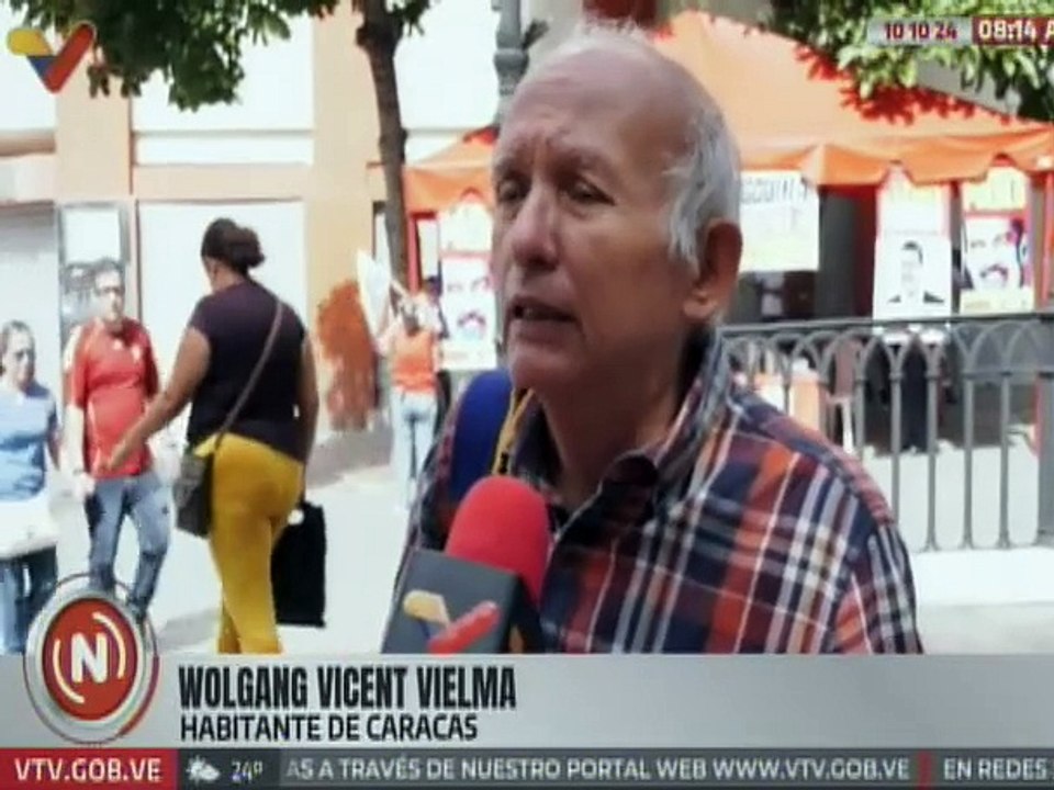 Caracas | Ciudadanos respaldan compromiso de Venezuela con la diplomacia y cooperación internacional