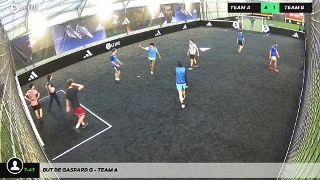 But de Gaspard G - Team A