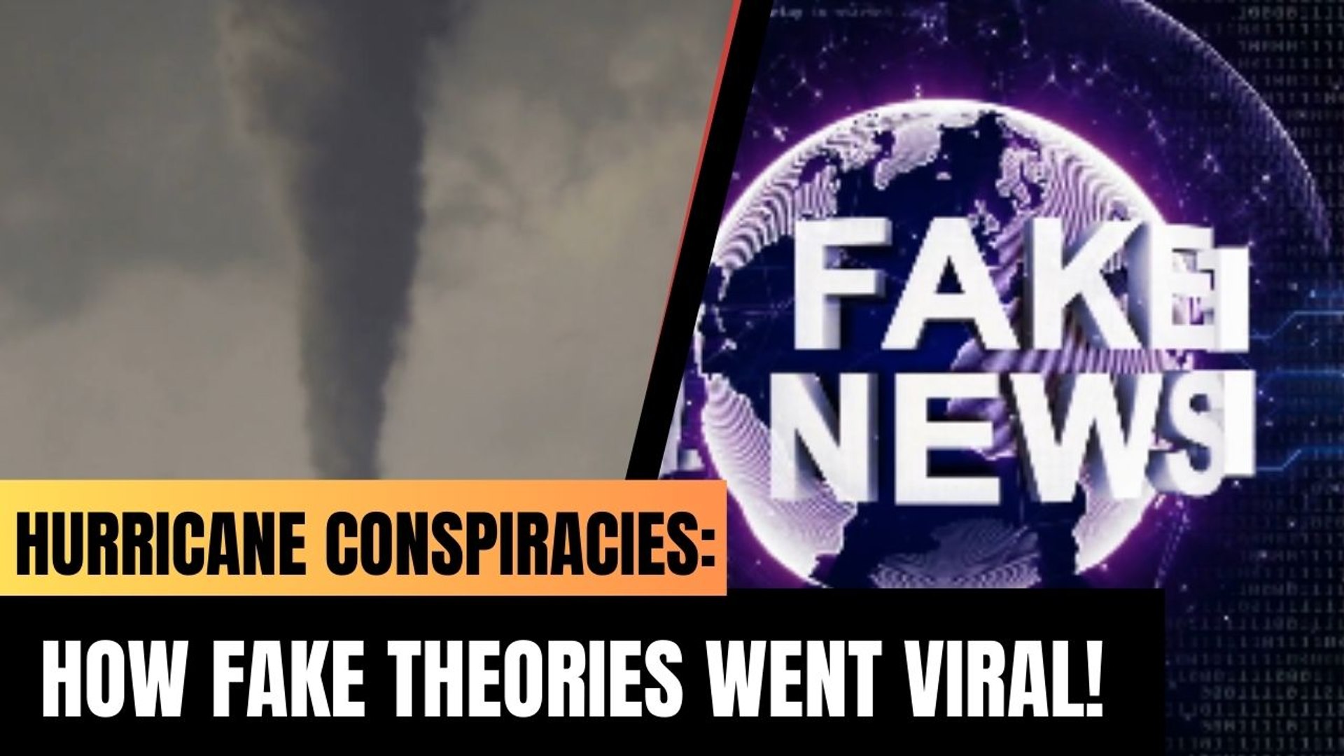 ⁣Hurricane Conspiracies: How Fake Theories Went Viral!