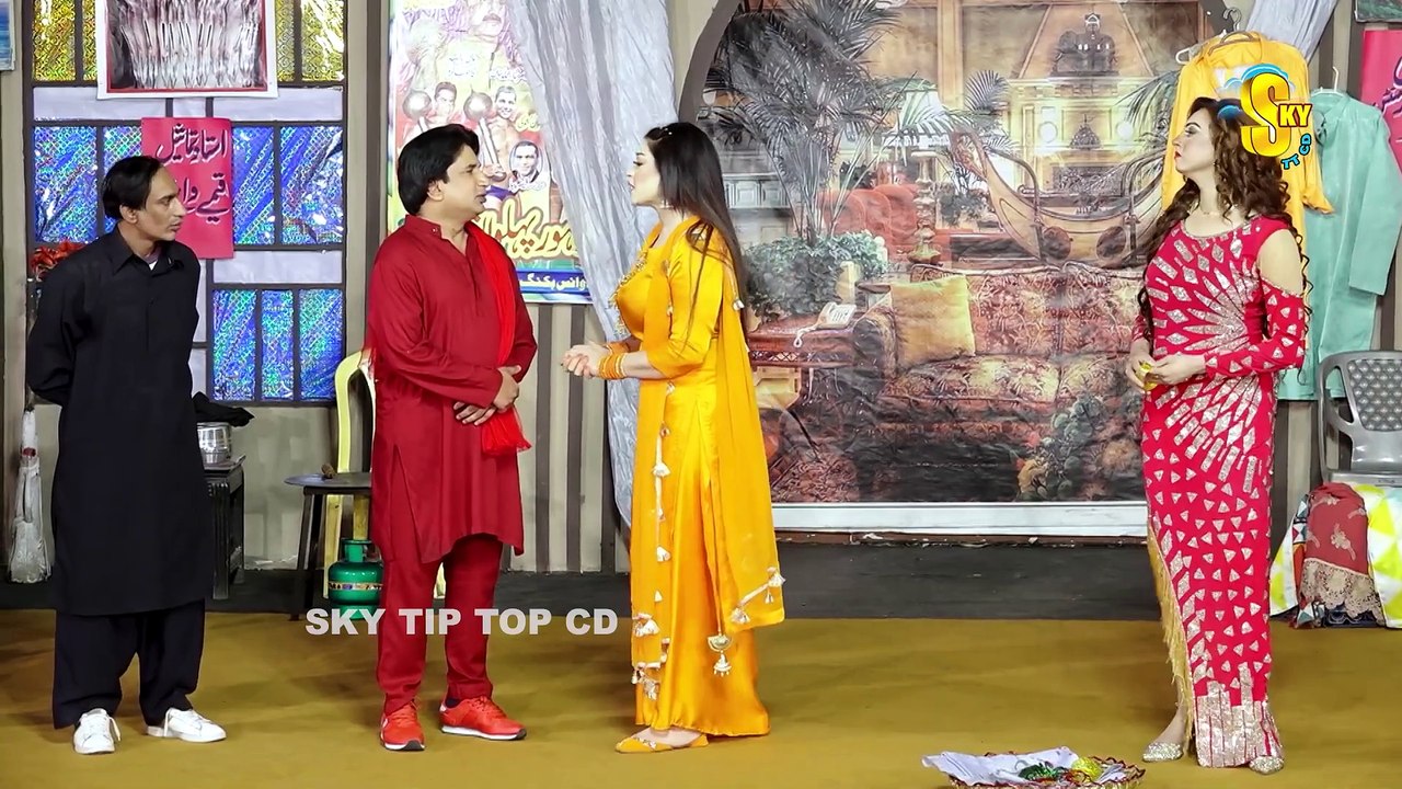 Amjad Rana and Sakhawat Naz - Guddu Kamal - New Stage Drama Sherni - Comedy Clip 2024