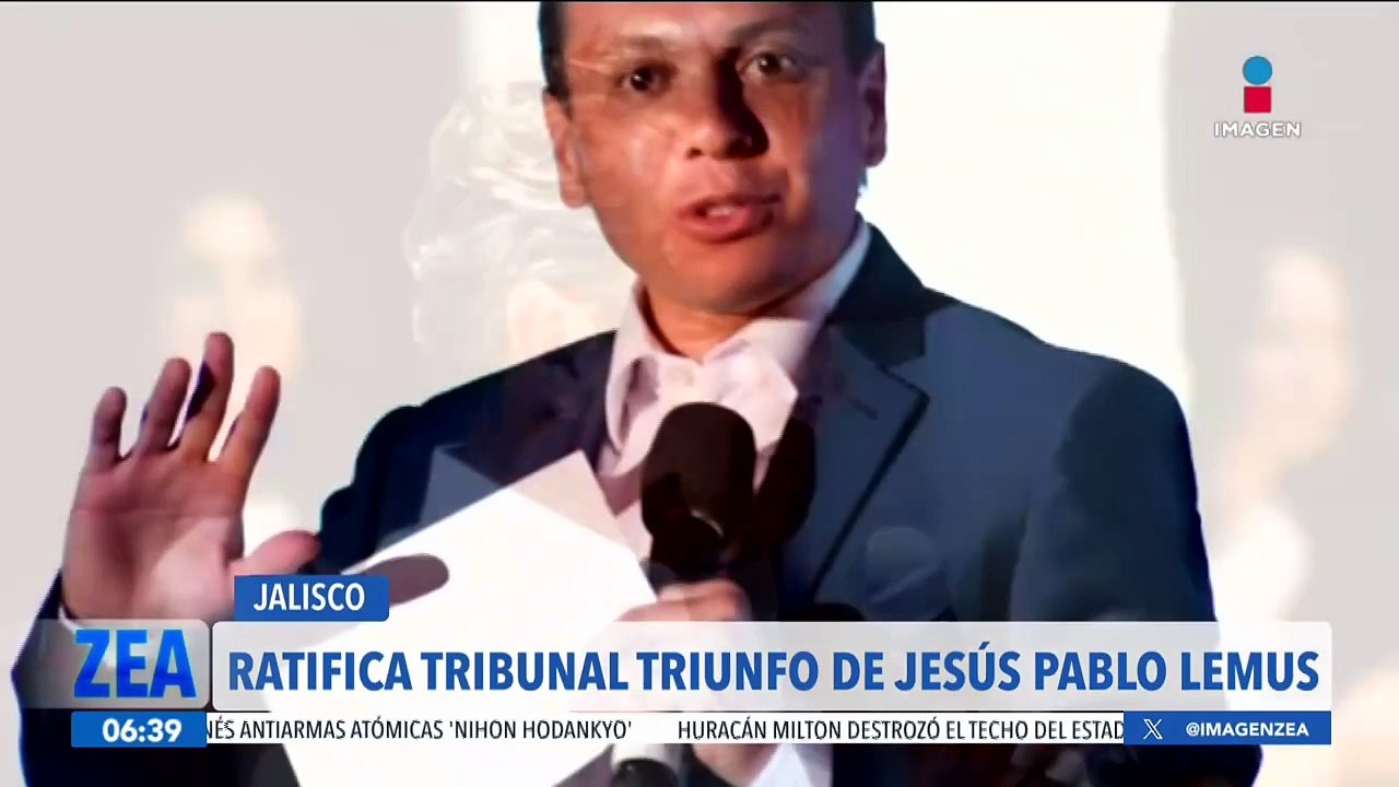 Ratifican el triunfo de Pablo Lemus en las elecciones del 2 de junio en Jalisco