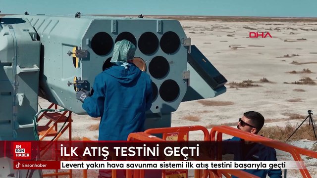Levent yakın hava savunma sistemi, ilk atış testini başarıyla geçti