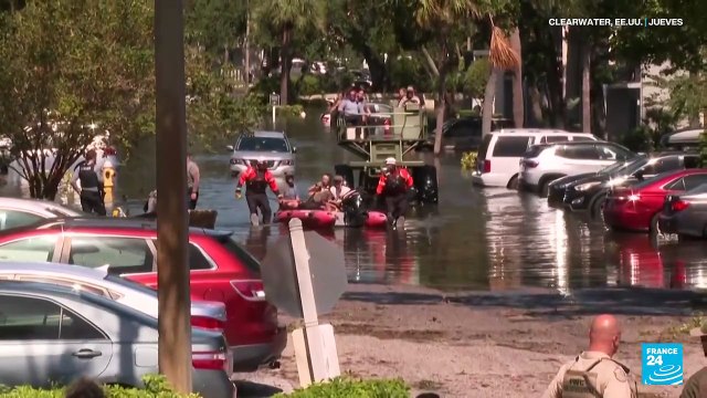 La fuerza del huracán Milton sigue causando estragos en Florida
