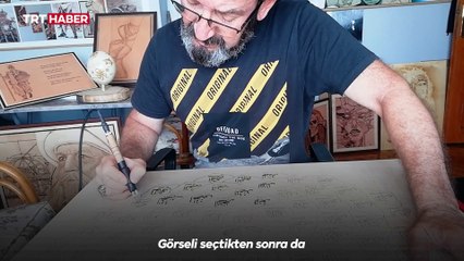 Yakma resim sanatını Türkiye'ye tanıtan isim: Muammer Kırmızıgül