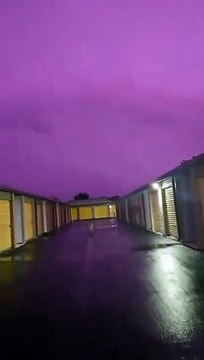 The sky turns purple in Florida due to Rayleigh and Mie scattering