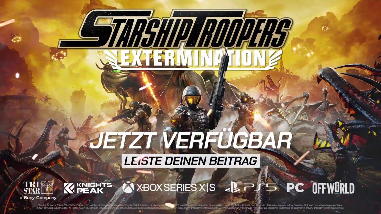 Starship Troopers: Extermination - Offizieller Launch Trailer | DE